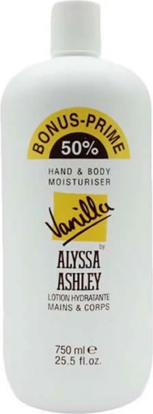 Losion për duar dhe trup Alyssa Ashley Vanilla unisex 750ml