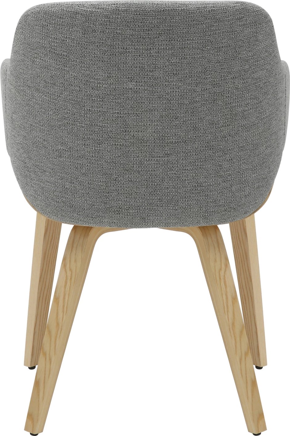 Karrige për tavolinë PRIETO FH9989.01, kornizë prej druri, pëlhurë gri, 54.5x44x89.5H cm