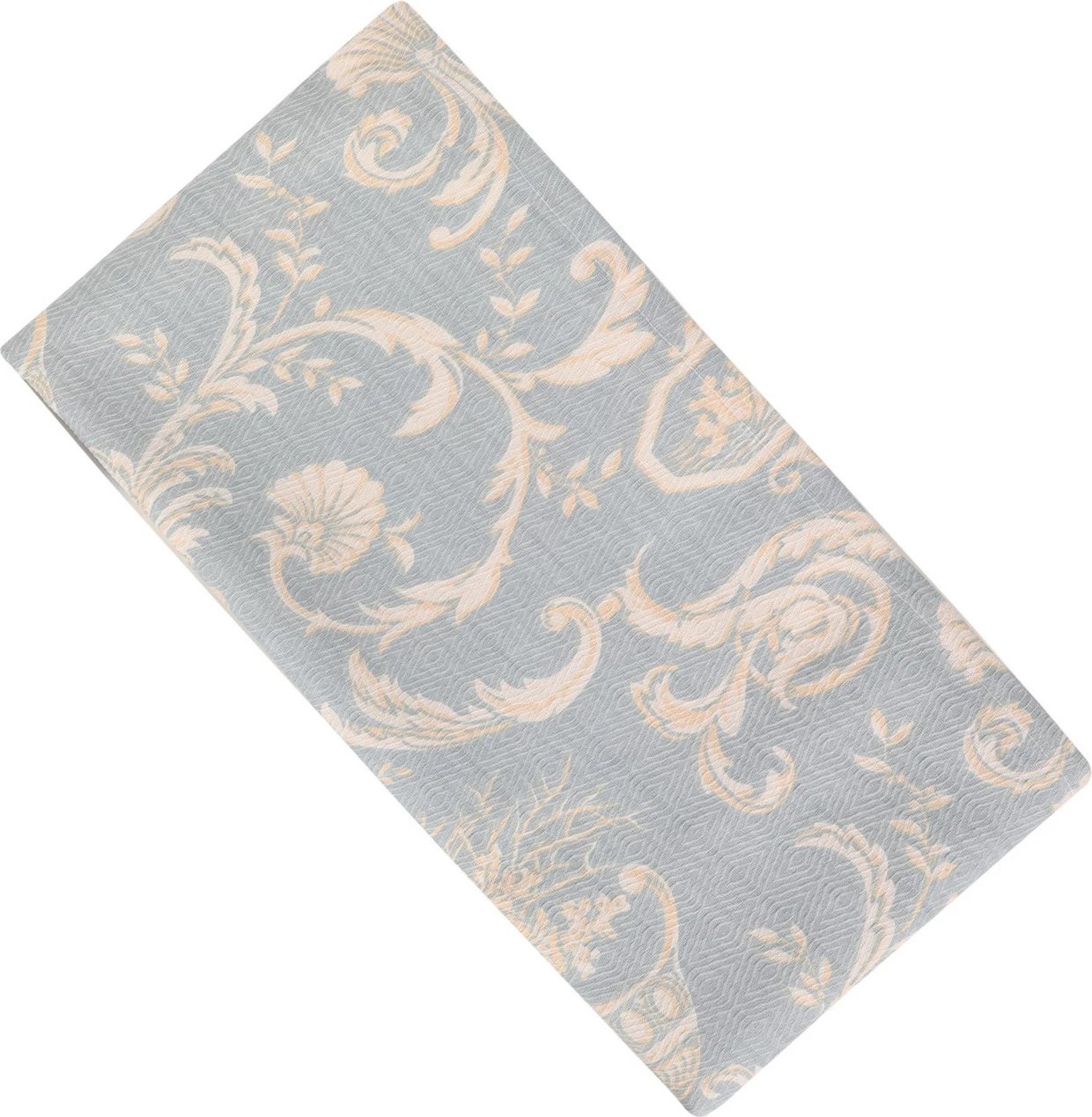 Set piké dopio L'essentiel, Tuval, ngjyrë kaltër-bardhë