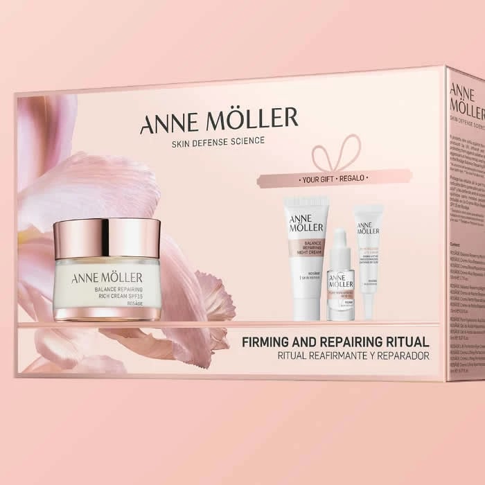 Set krem ditës për fytyrë Anne Möller Rosage Day Rich Cream 4 copë