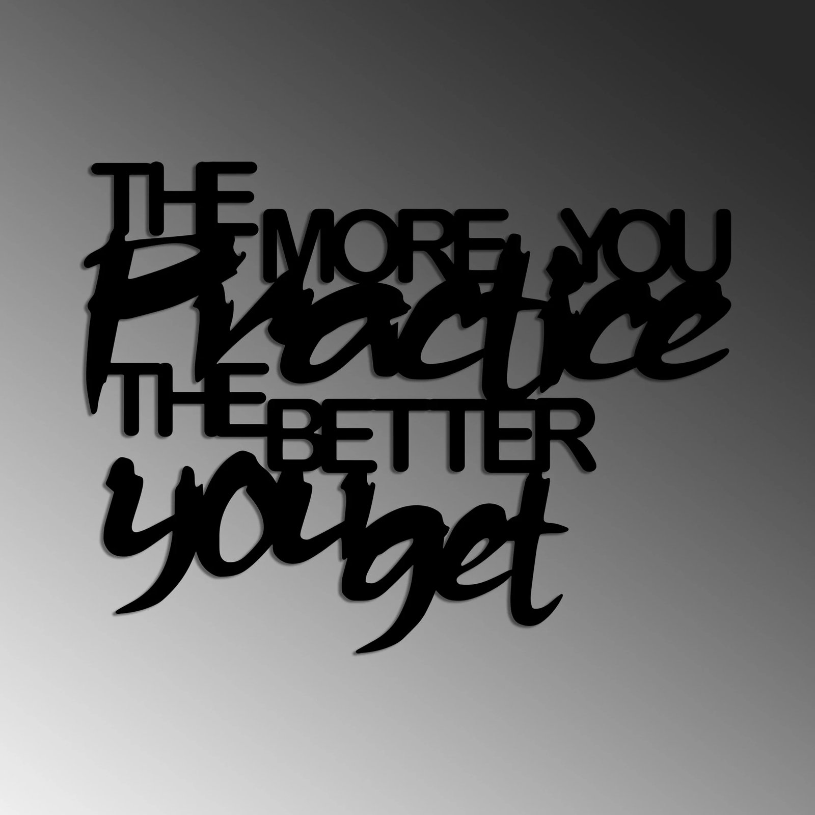 Aksesor dekorativ metalik për mur, Wallity, Practice Better