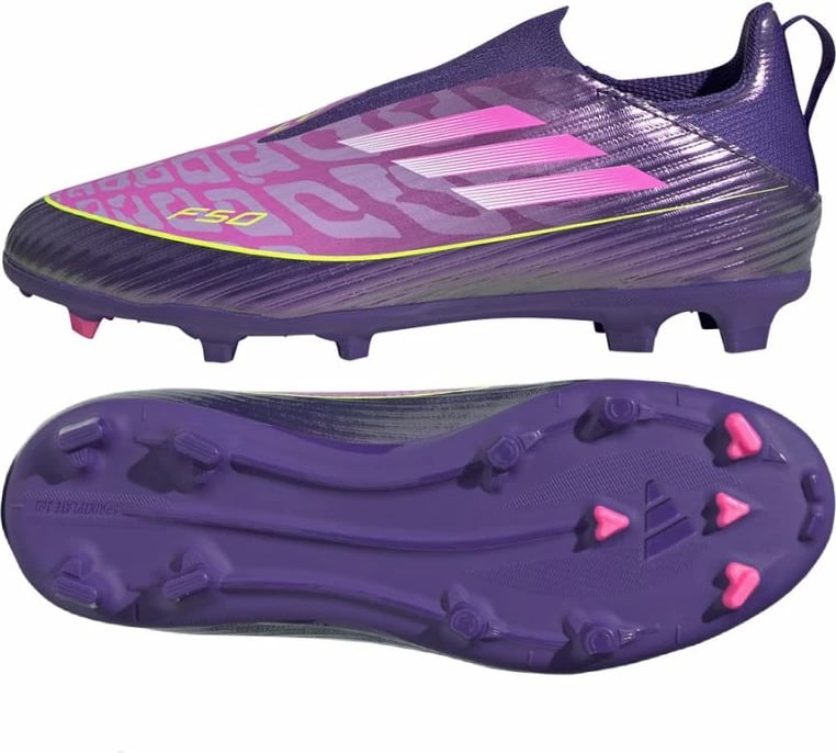 Atlete për fëmijë adidas F50, vjollcë