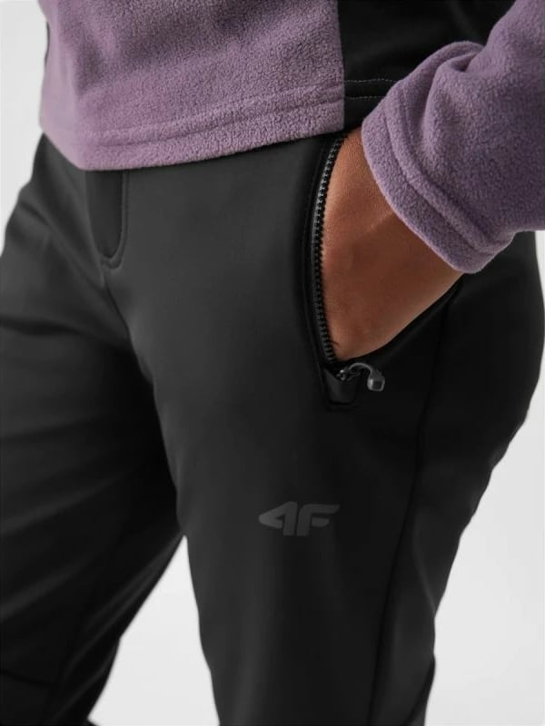 Pantallona ski për femra 4f, të zeza