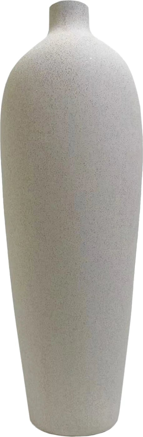 Dekor tavoline prej qeramike GALAD FH4624.01 ngjyrë e bardhë e çelur me kristalizim Φ24x70Hcm