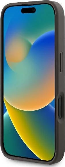 Mbështjellës Guess 4G Big Logo për iPhone 16, 6.1", Kafe