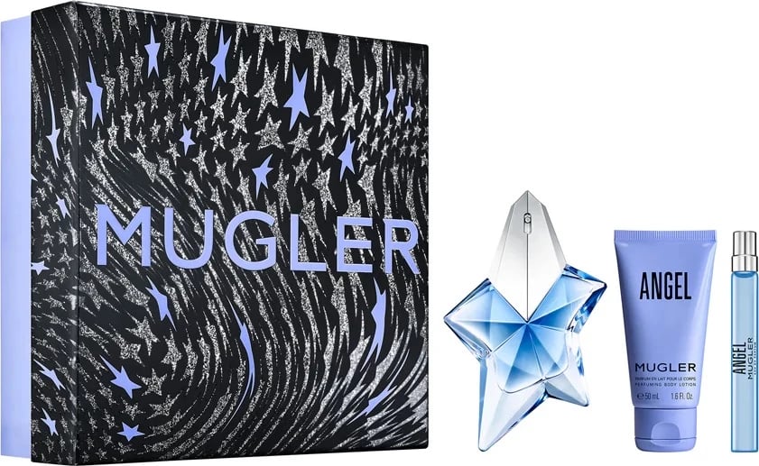 Set Eau de Parfum për femra Thierry Mugler Angel, 50ml + 10ml + Body Balm 50ml