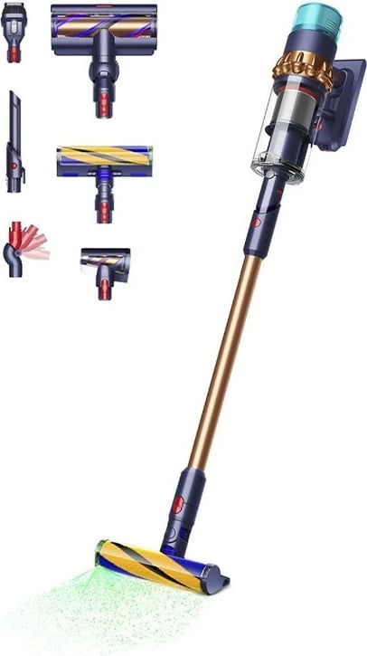 Fshesë me korrent vertikale Dyson SV23 Gen5detect Absolute, pa qese, HEPA, 70 min, Blu/Bakër Fshesë me korrent vertikale Dyson SV23 Gen5detect Absolute, pa qese, HEPA, 70 min, Blu/Bakër