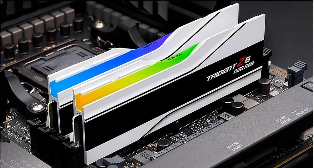 RAM Memorje G.Skill Trident Z5 Neo RGB 32GB (2x16GB) DDR5 6000MHz, bardhë