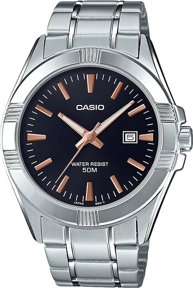 Orë dore për meshkuj CASIO COLLECTION, argjendtë