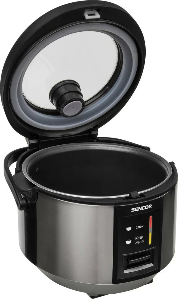Tenxhere speciale për gatimin e orizit Sencor SRM 1890SS, 700 W, 1.8 l, e argjendtë