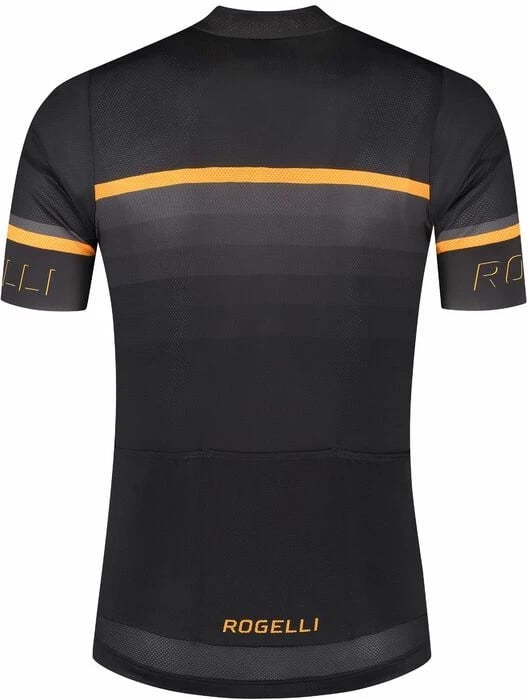 Maicë sportive Rogelli për meshkuj, e zezë dhe portokalli
