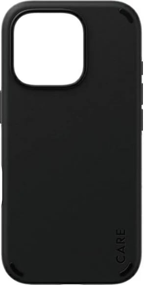 Mbështjellës PanzerGlass CARE Double Defense për iPhone 16 Pro, Zi