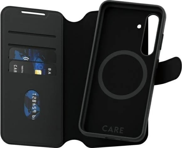 Mbështjellës PanzerGlass CARE Tango 2in1 për Samsung Galaxy S24+, i zi