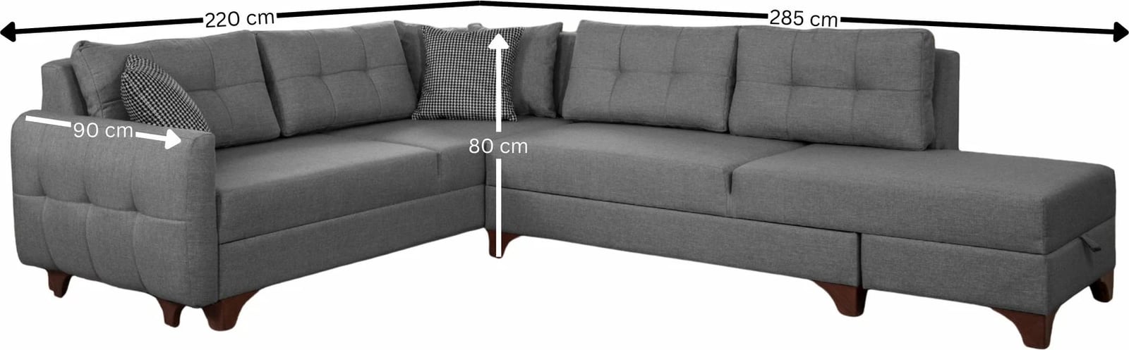 Këndare C-Loft, gri, Atelier del Sofa