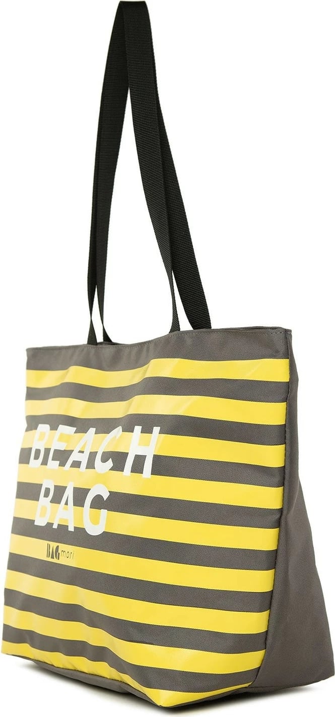 Çantë shpatullash e madhe, material parashute, ngjyrë gri, Zoozie Bags, M000008437