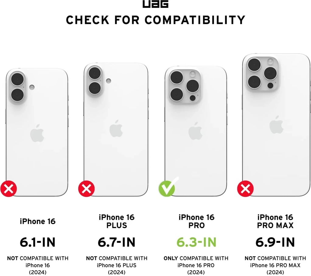 Mbështjellës Urban Armor Gear Metropolis LT për celular, Apple, 6.3", TPU, Olive
