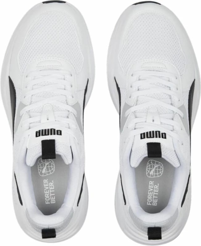 Këpucë Puma Trinity Lite për meshkuj, të bardha dhe të zeza
