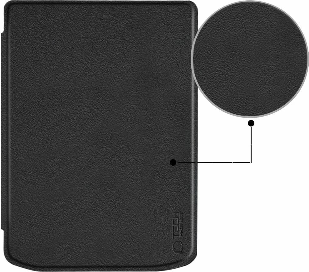 Mbështjellës Tech-Protect SmartCase për PocketBook Verse / Verse Pro, e zezë
