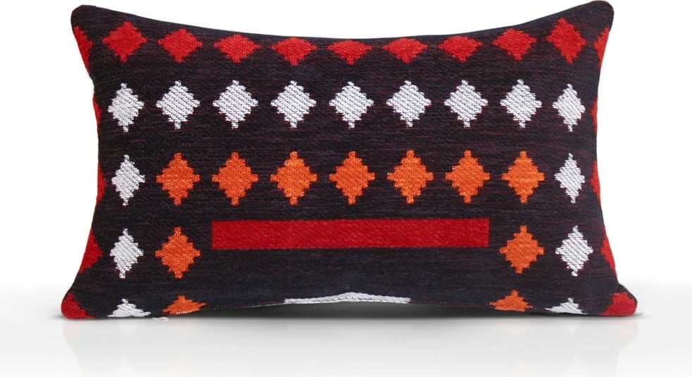 Jastëk Evila Originals, stil rustik, ngjyrë e zezë