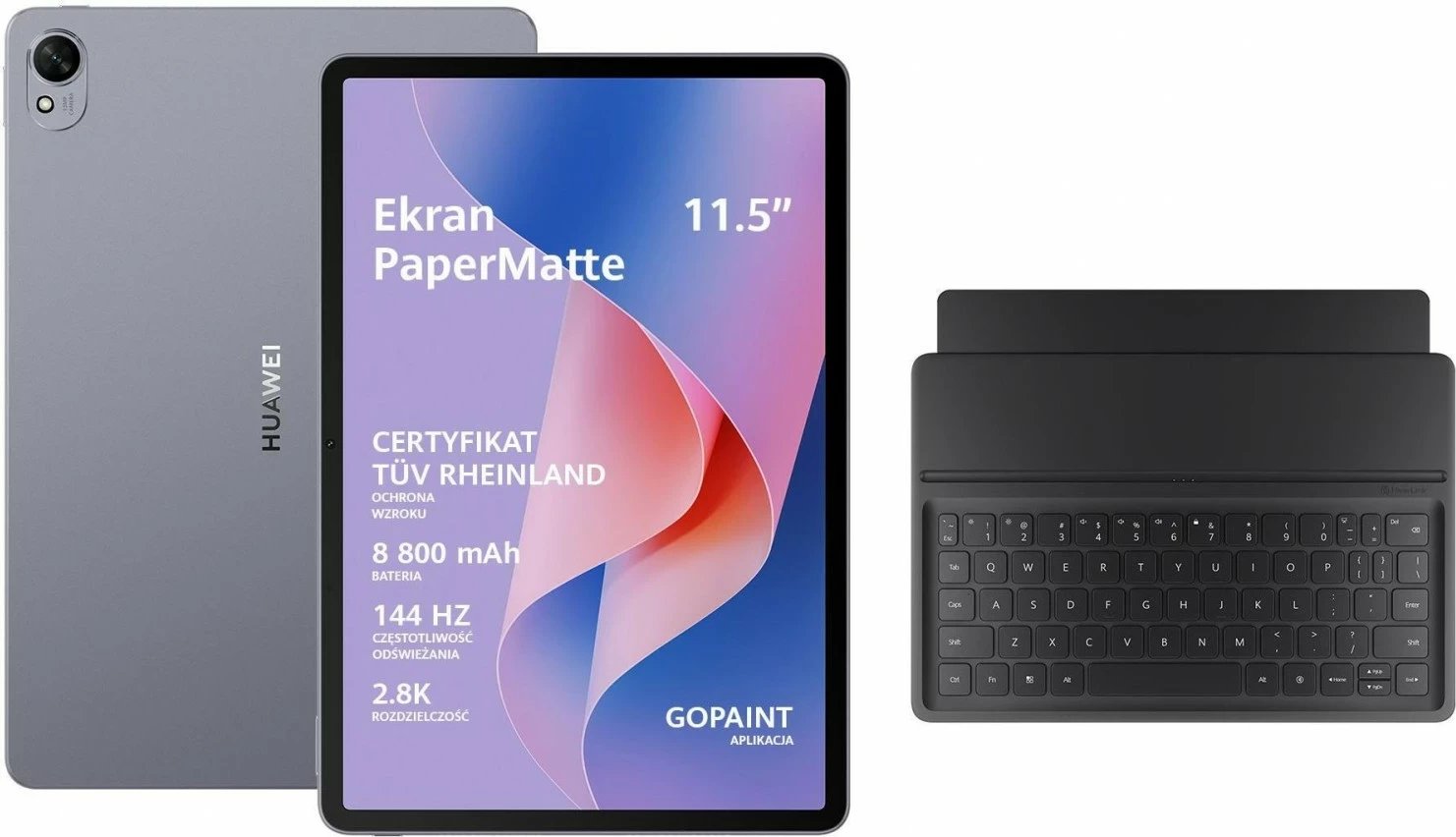 Tablet Huawei MatePad 11.5 S WiFi 8/256GB, gri + tastierë