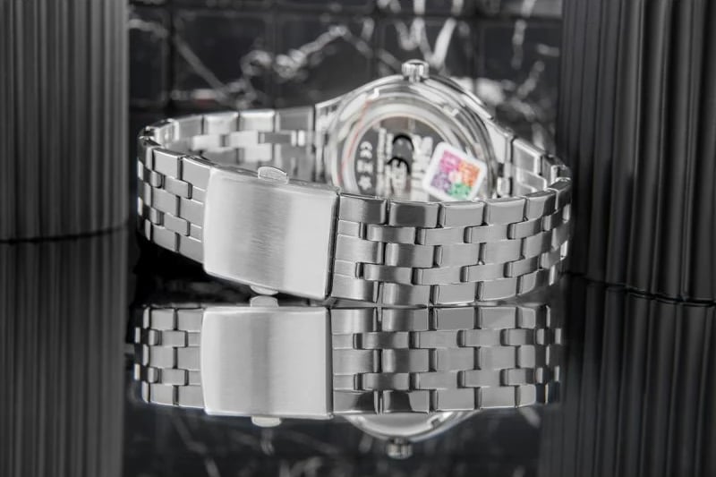 Orë dore për meshkuj Skmei, argjendi