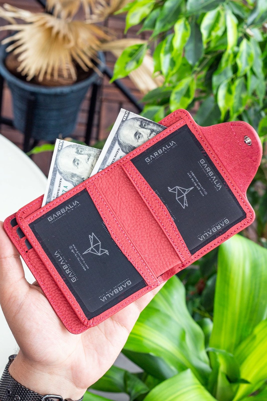 Mbajtëse kartelash Zoozie Bags, Luzern, ngjyrë Dusty Rose