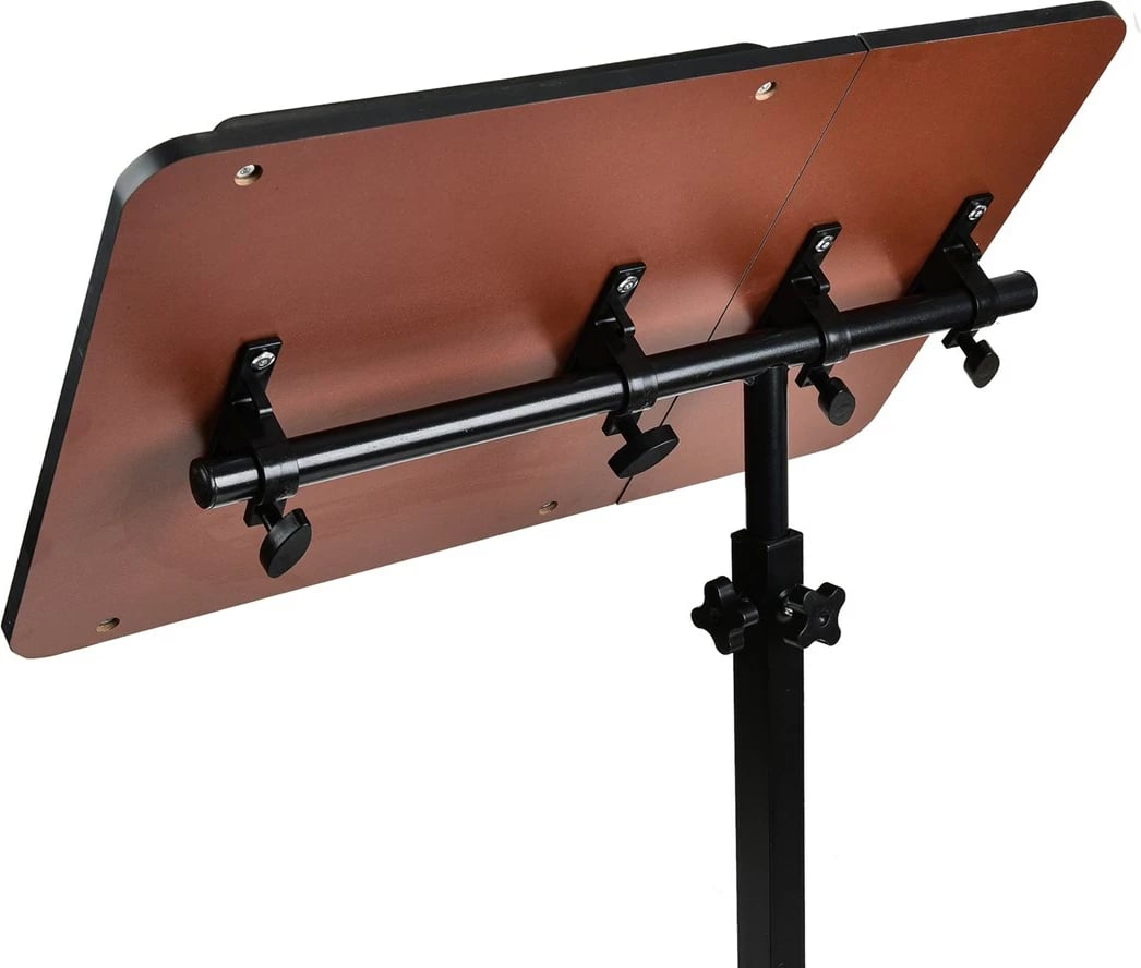 Tavolinë mobile Maclean MC-121 B për laptop/kompjuter, e zezë, rregullim lartësie 59-89cm