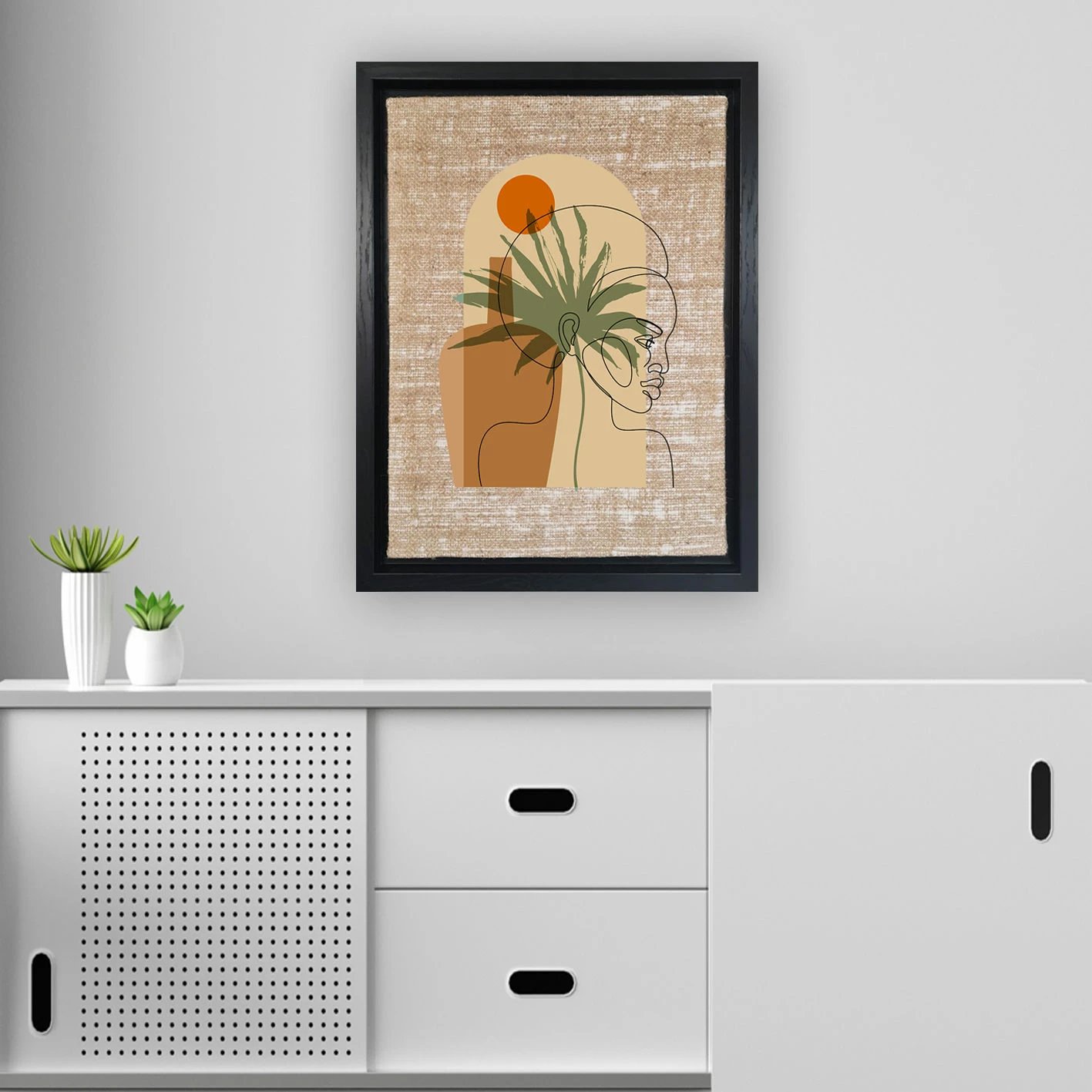 Pikturë dekorative në kanavacë, shumëngjyrëshe, Wallity LSJ71837202668 - 6696