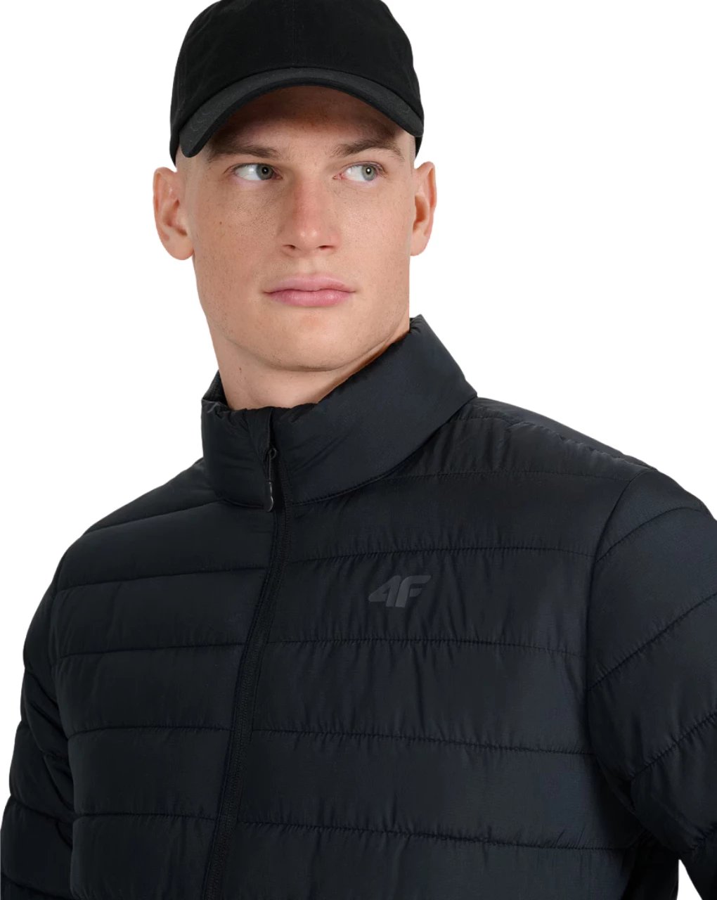 Jakne puffer për meshkuj 4F, e zezë