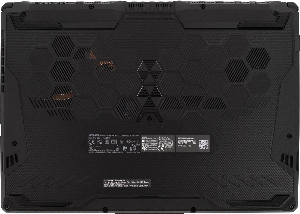 Laptop për lojëra ASUS TUF Gaming A15, R5-7535HS, 15,6''-144Hz, 16GB RAM, 512GB SSD, RTX3050, ngjyrë e zezë