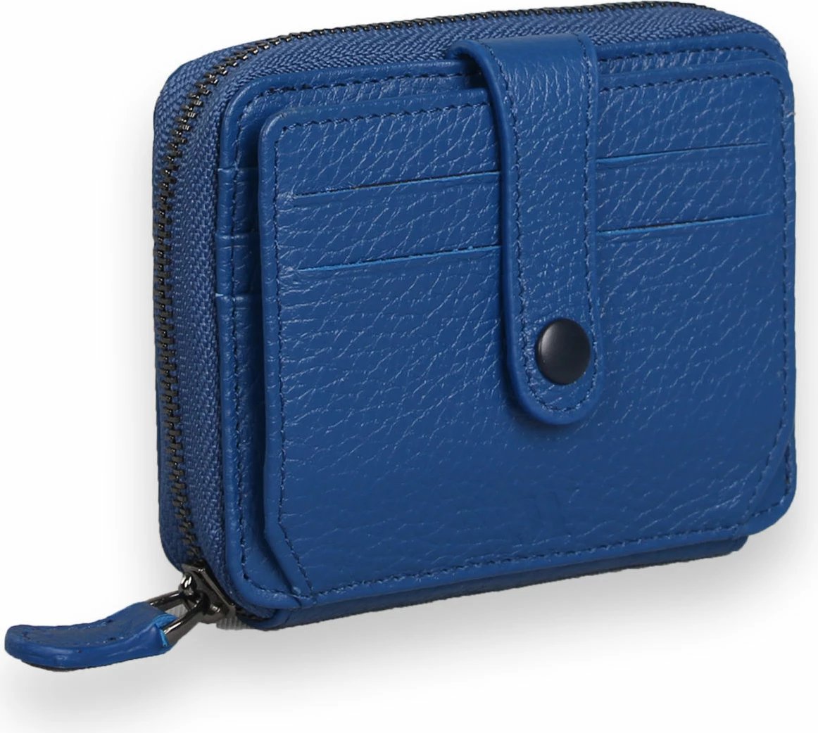 Portofol lëkure, ngjyrë sax blue, Zoozie Bags, 4267