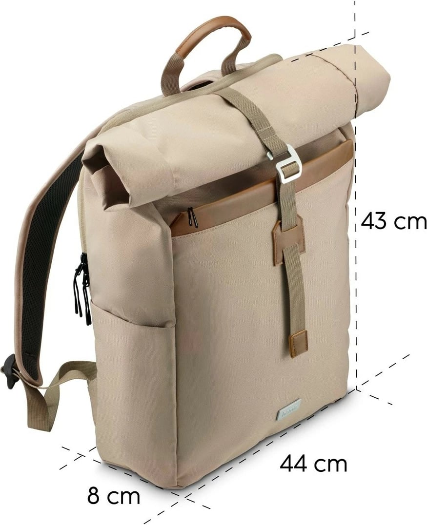 Shpinore laptop, Hama, Silvan 222025, 16.2 inç, rPET 15–22 L, bezhë