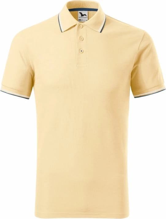 Fanellë polo për meshkuj Malfini, ngjyrë krem