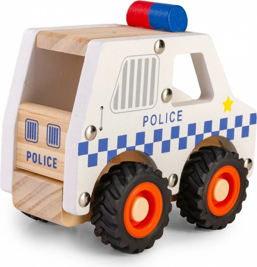 Veture lodër policie prej druri Daffi D-134, multikolor