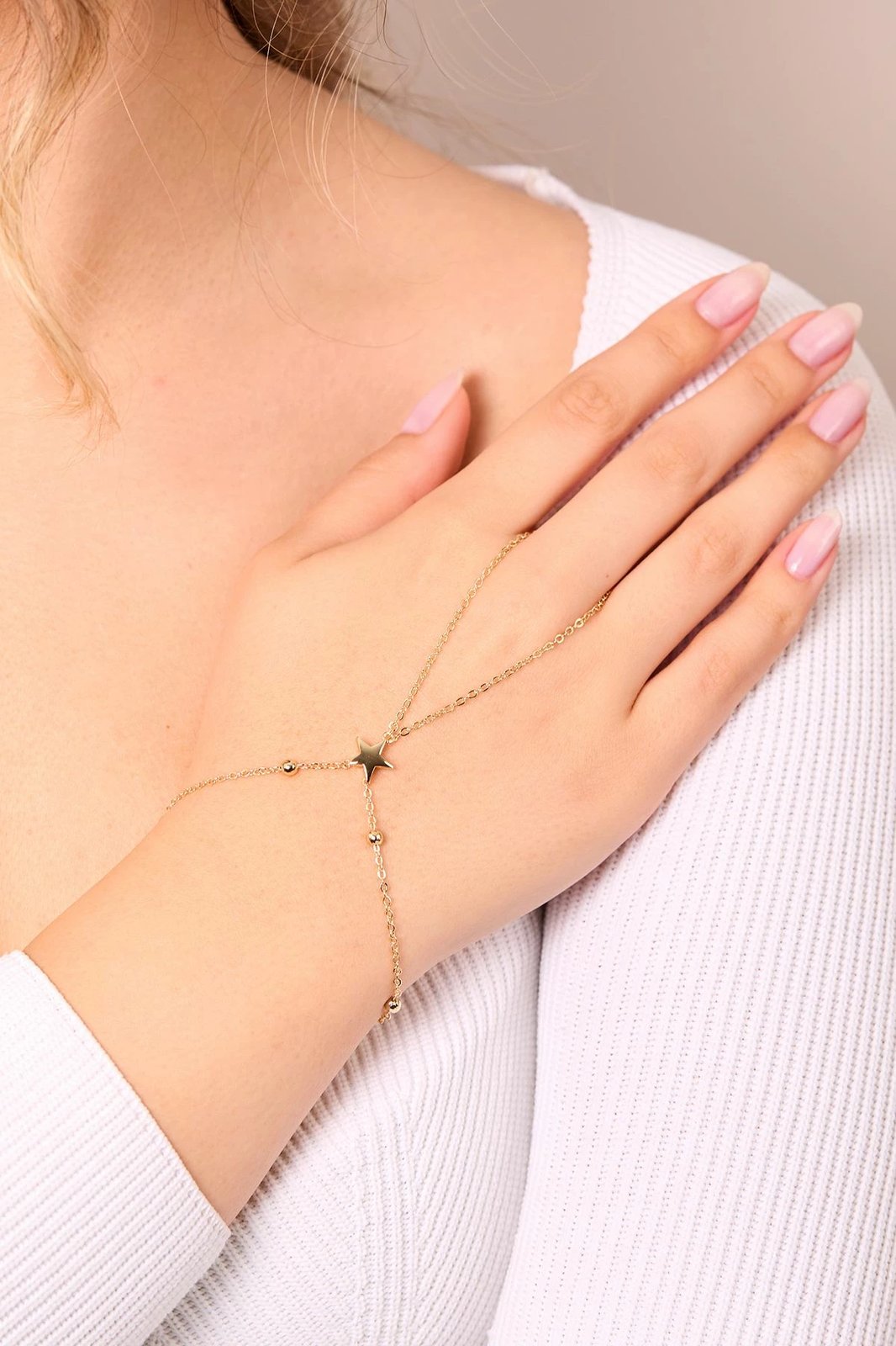 Zinxhir metalik Elika, ngjyrë ari, CSHM9958A