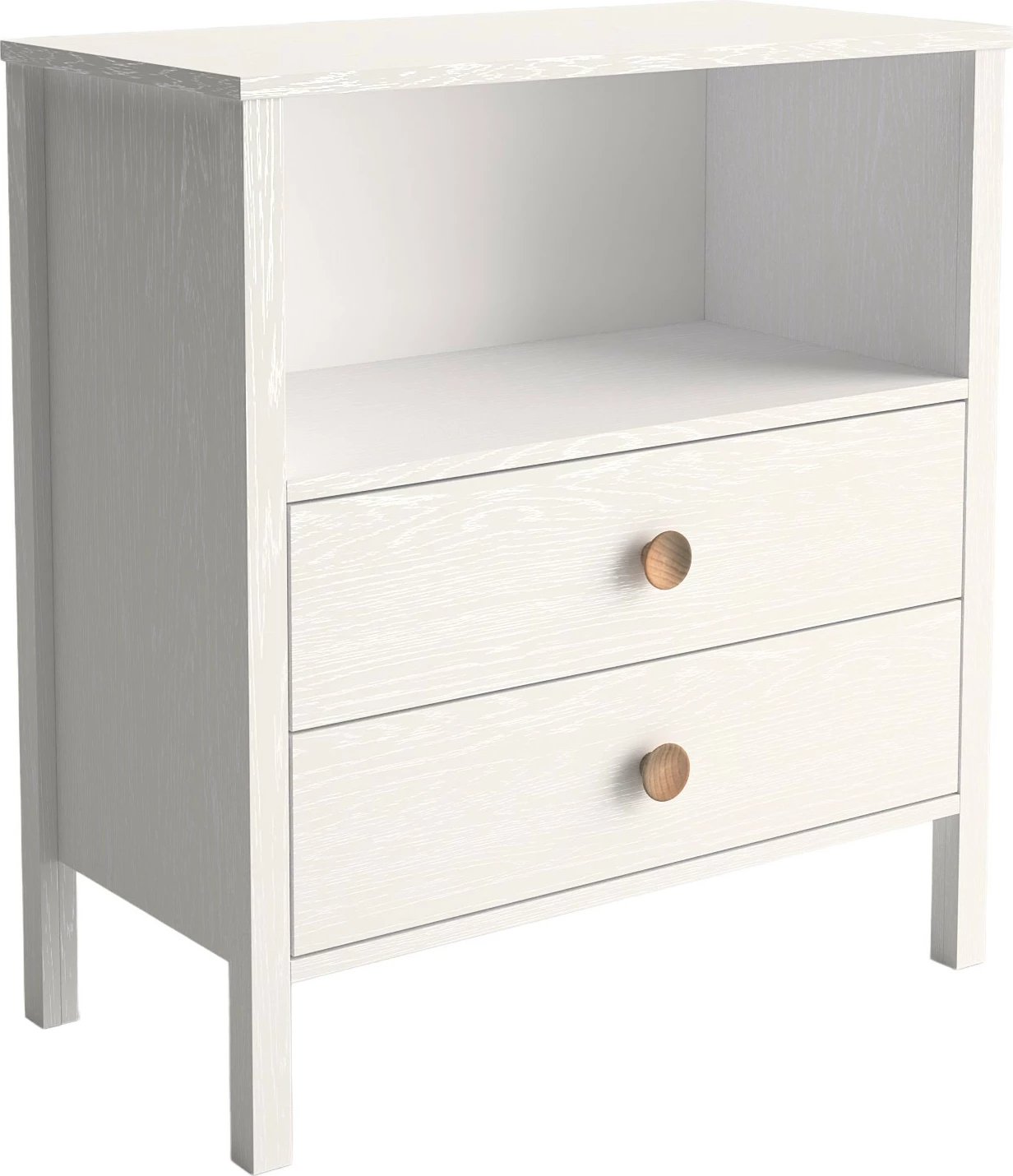 Komodë Hanah Home, FRN-10053, druri dhe e bardhë