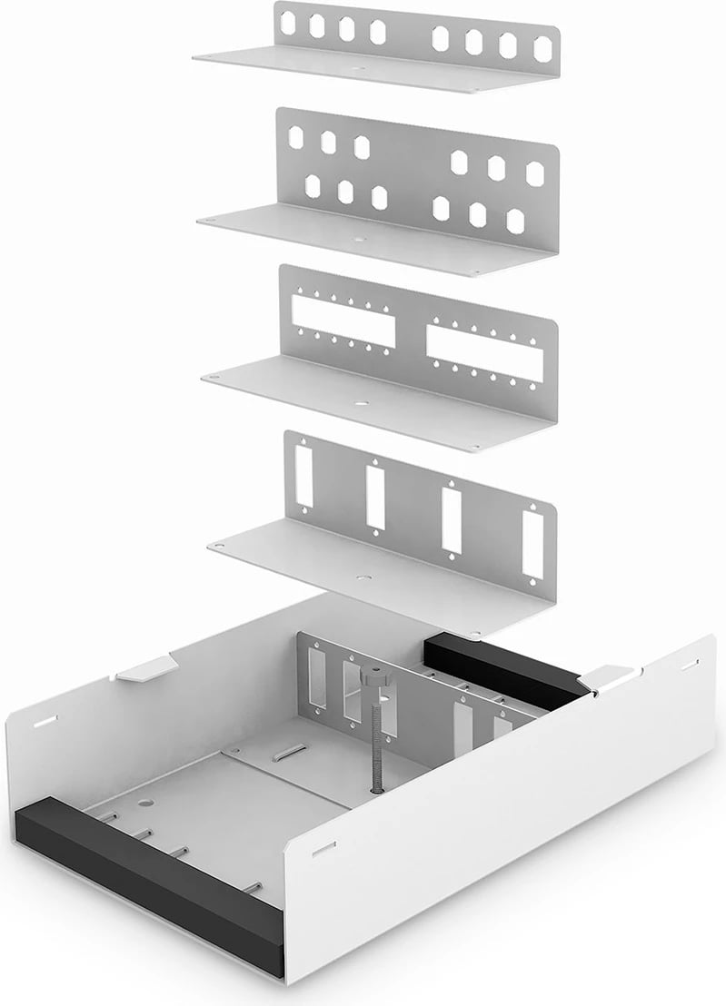 Kuti rrjeti Digitus LWL Unibox, montim në mur, kompakte, e bardhë