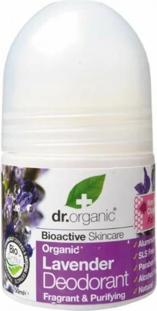 Deodorant roll on Dr. Organic Lavender unisex 50ml