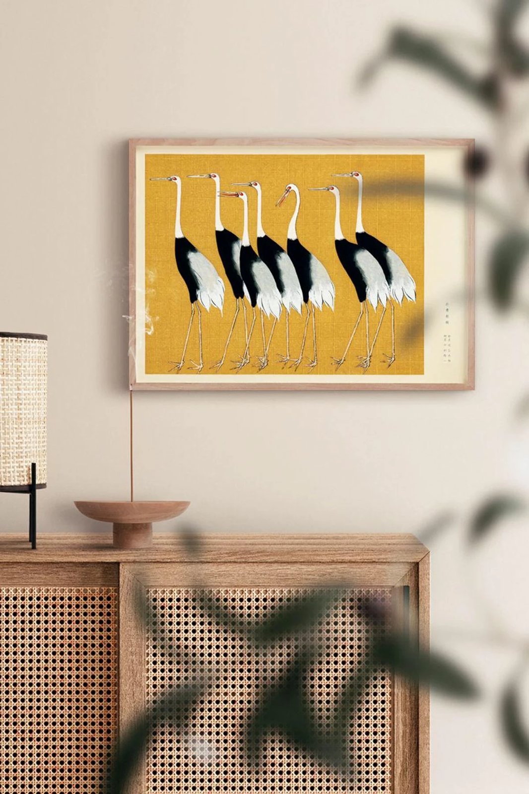 Pikturë dekorative me kornizë, shumëngjyrëshe, Wallity, Lmnmdl20, 33x48cm