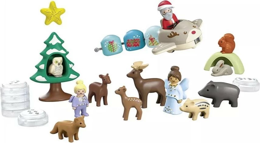 Set lodrash Playmobil Junior 70297 Snowy Christmas Advent Calendar, 26 pjesë