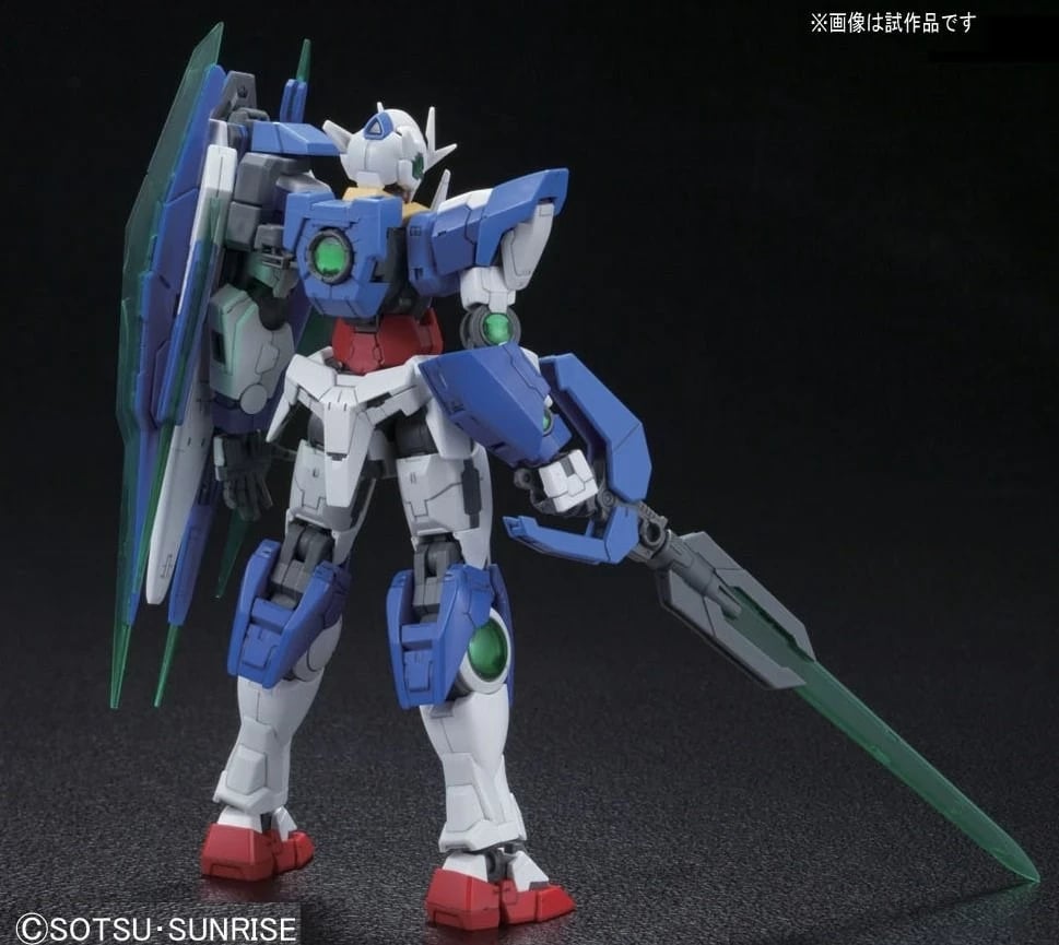 Model Bandai OO QANT, RG 1/144, blu