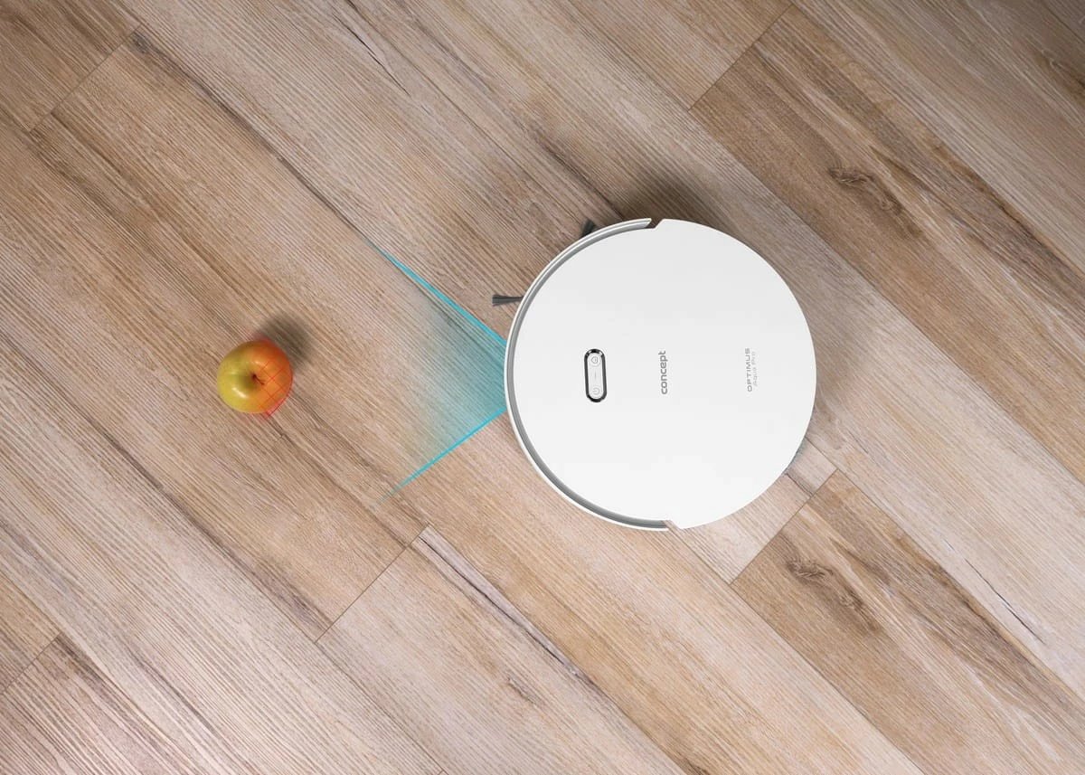 Robot fshesë-mop 2-në-1 Concept VR4050, 5000 Pa, bateri 270 min, rezervuar 300 ml, laser 3D, i bardhë