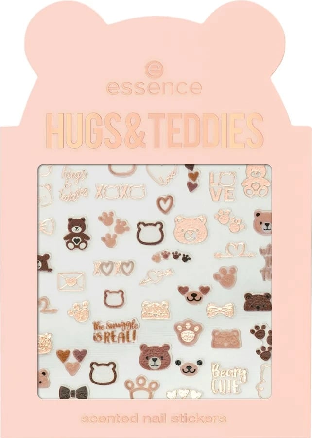 Dekorime për thonjë Essence Hugs & Teddies, 50 copë