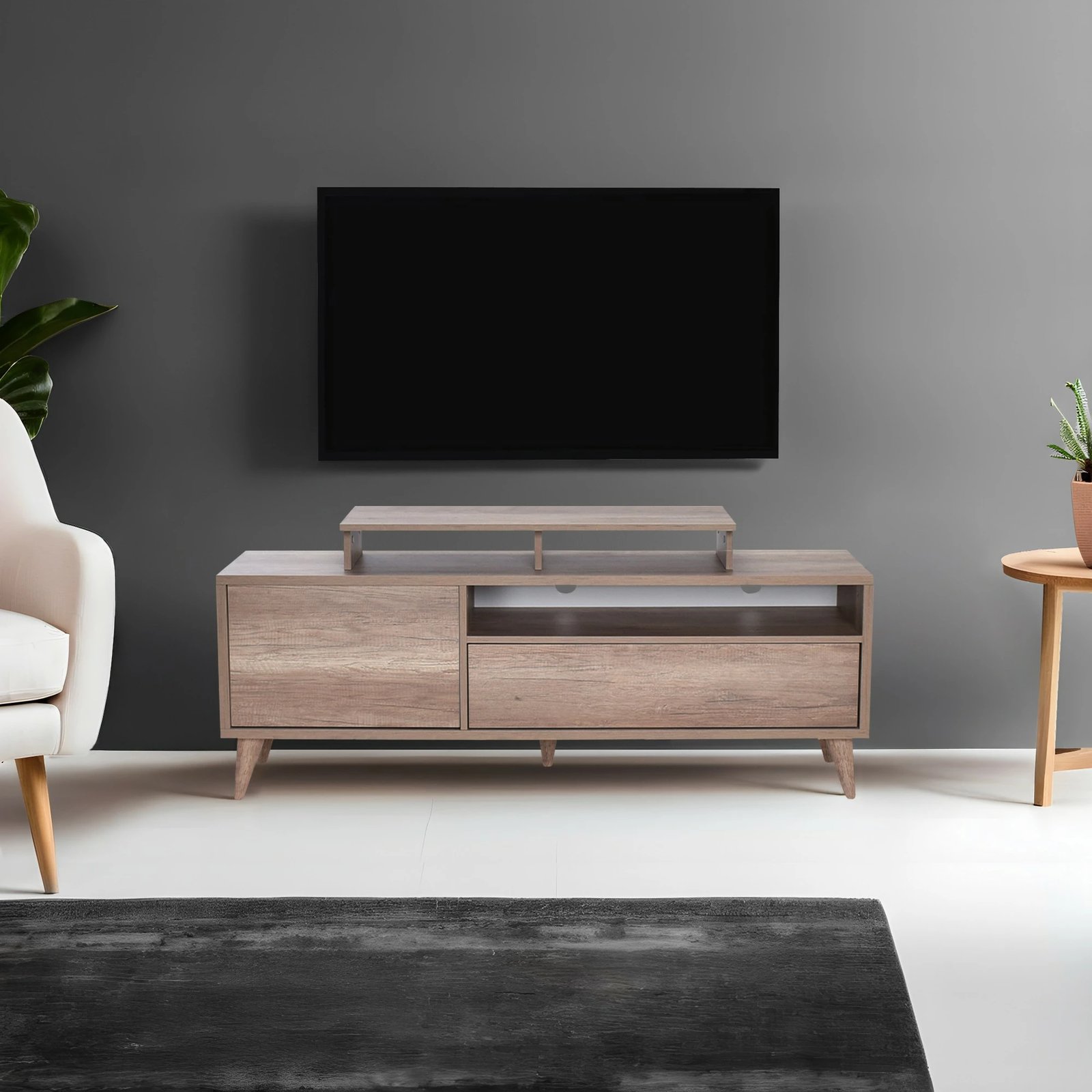 Komodë TV Hanah Home, Tvr-511-Tt-1, ngjyrë arrë e çelët