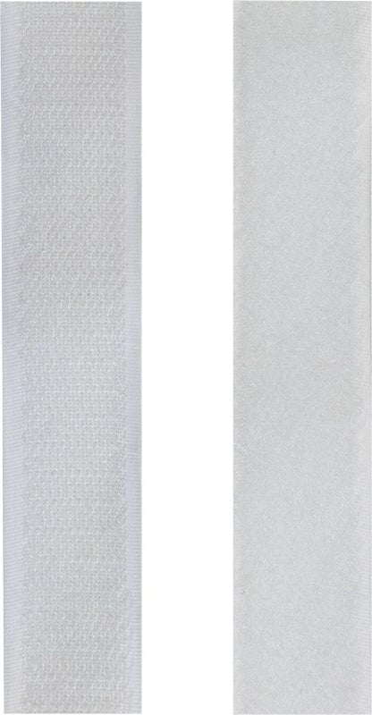 Shirit vetëngjitës grep-dhe-lupë për kabllo, LogiLink KAB0081, 5 m x 25 mm, i bardhë, set 2 rrotulla