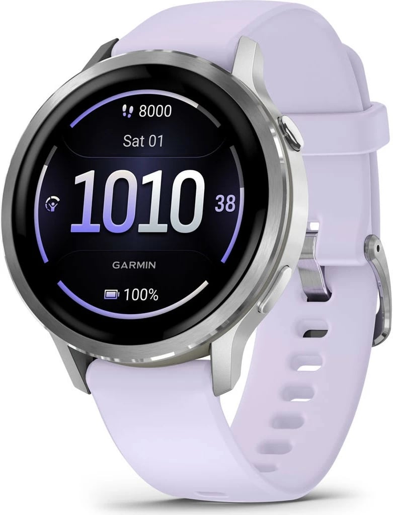 Smartwatch Garmin Venu 4 41mm, silikon, lavandë