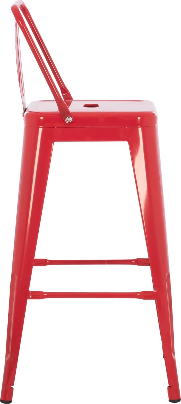 Karrige për bar mesatare MELITA-PRO FH8574.44 metalike e kuqe 43x43x88Hcm