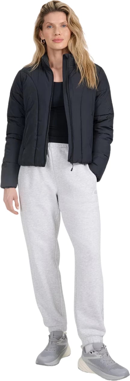 Jakne dimri për femra 4F, e zezë