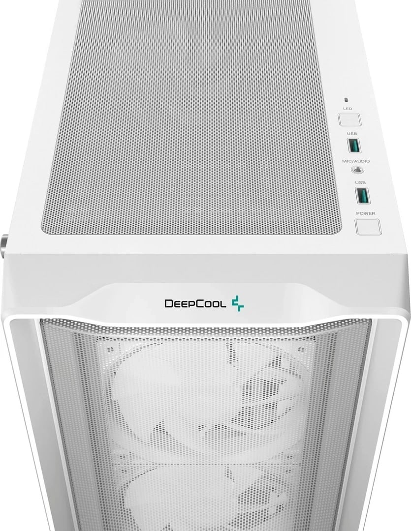 Kasë DEEPCOOL CC560 MESH V2 WH Midi Tower, Bardhë