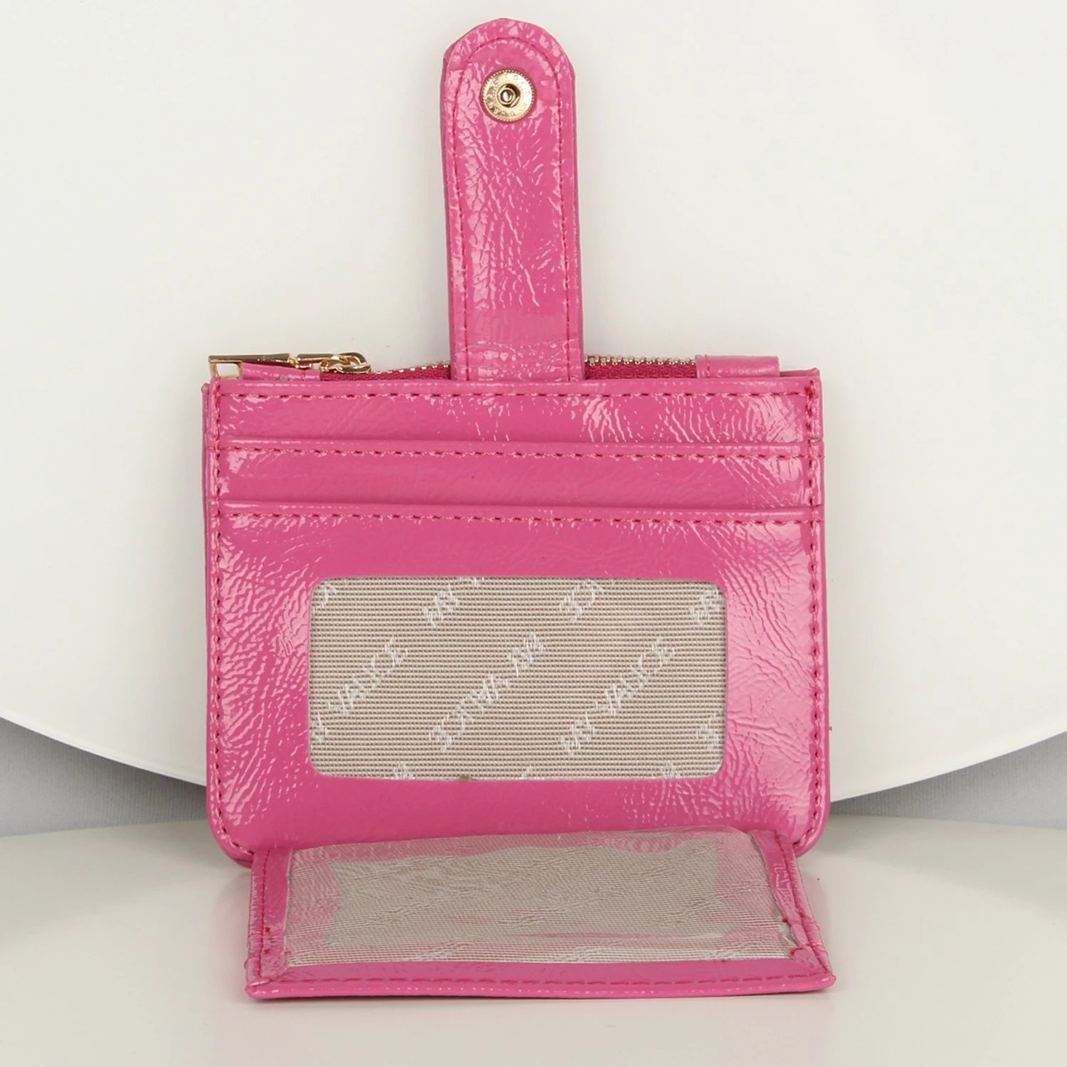 Portofol lëkure, ngjyrë rozë, Zoozie Bags, 1265